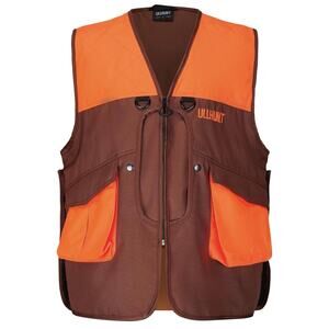 Upland Hunting Vest, Bird Game Vest with Front Pockets & Back Game Pouch Size L